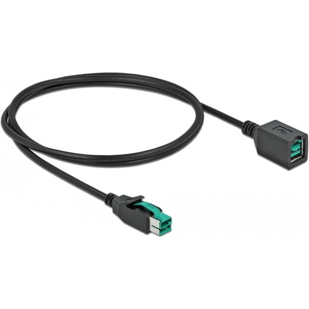 Delock, Verlängerungskabel, PoweredUSB extension cable (1 m)