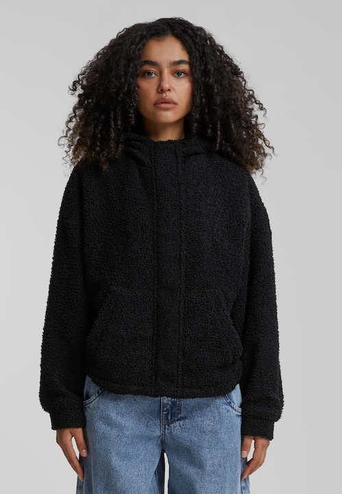 Actual product image Urban Classics Ladies Short Sherpa Jacket (S)