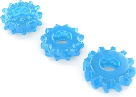 Produktbild Lovetoy Lumino Play Set 3 Penis Ring Blaues Licht