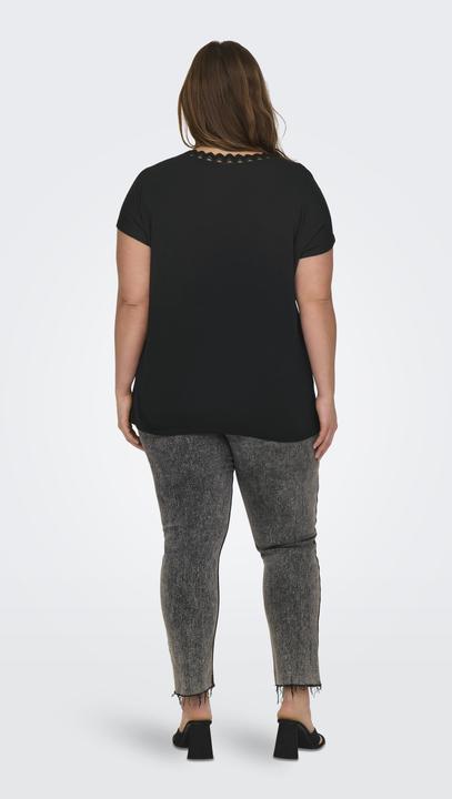 Image du produit Only Coupe normale Col V Curve Top T-shirt (S)