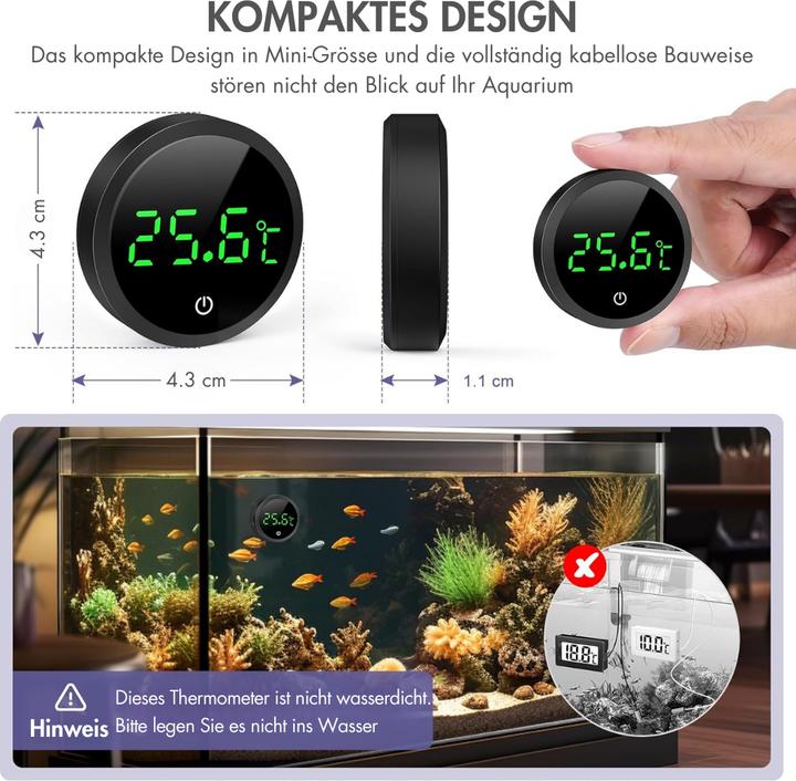 Immagine prodotto Suba Digitales Aquarium Thermometer