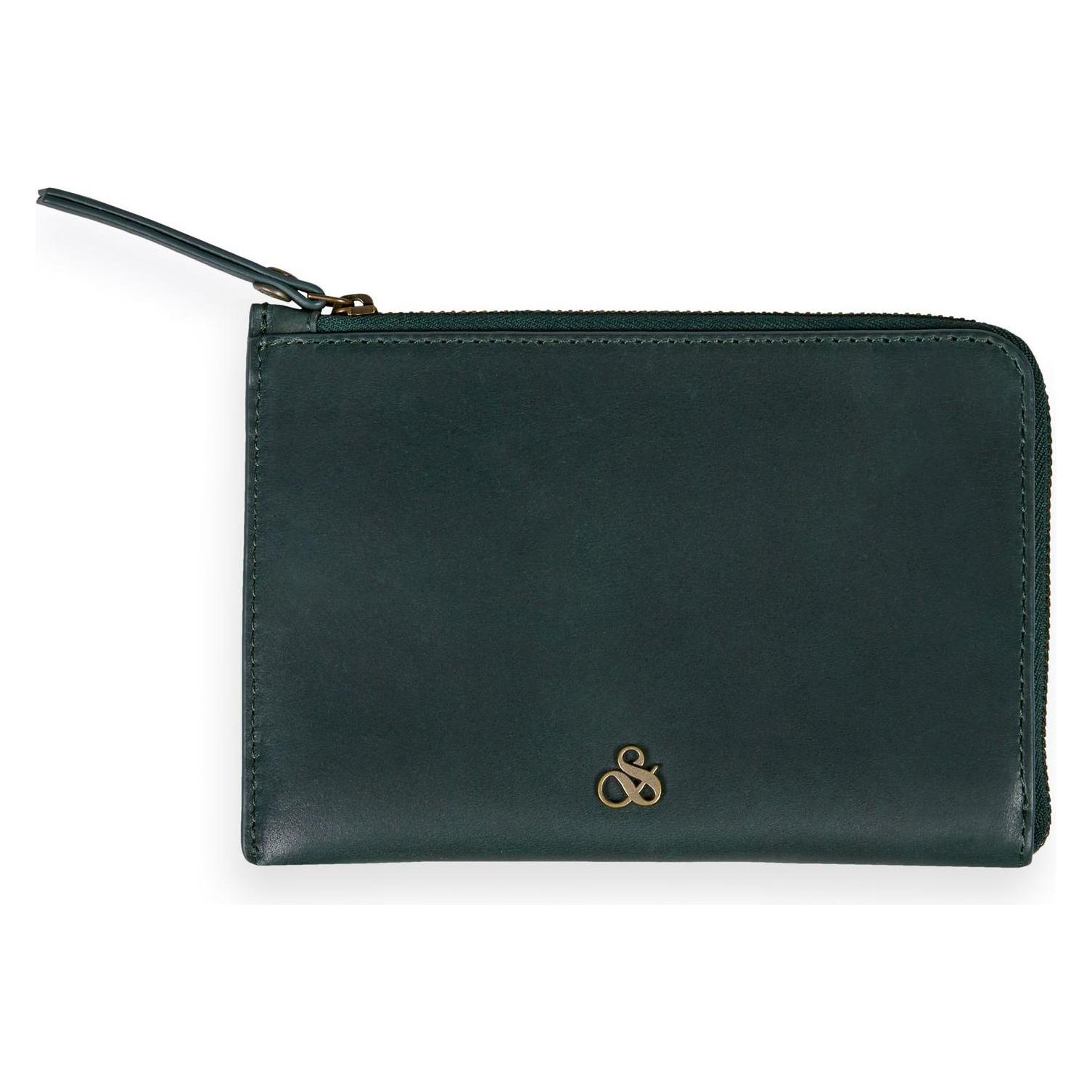 Scotch & Soda, Damen, Portemonnaie, Zip Travel Wallet, Grün