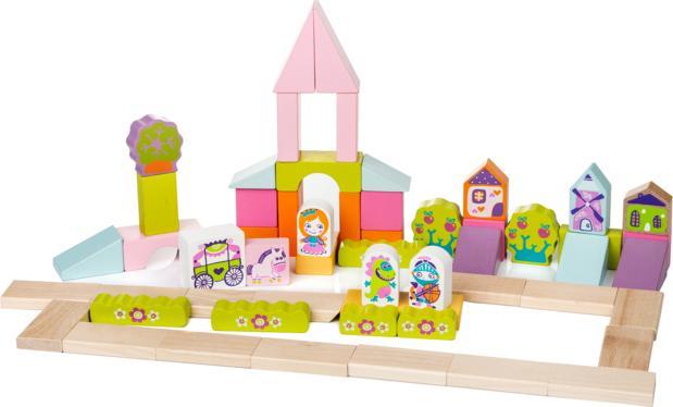 Immagine prodotto Cubika Set Costruzioni in Legno - Blocchi per Bambini: Città per Ragazze