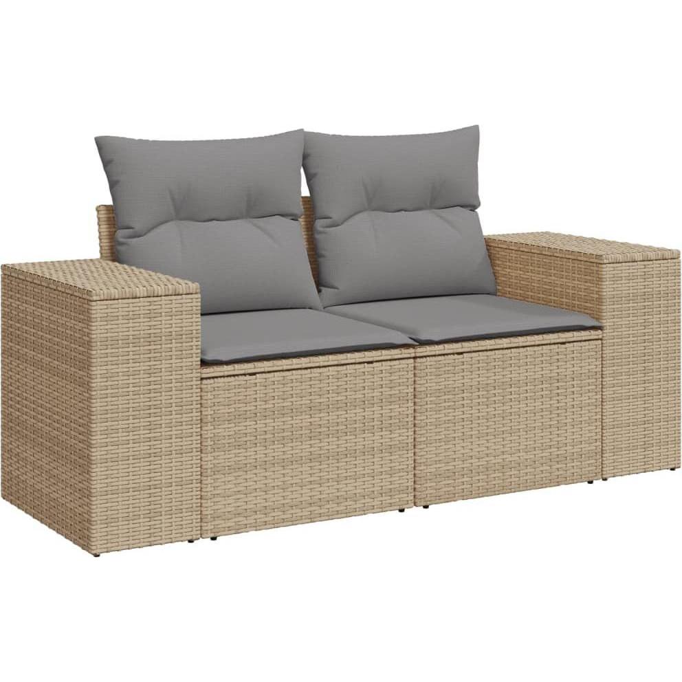 Thumbnail - VidaXL, Gartenlounge, 10-tlg. Garten-Lounge-Set mit Kissen