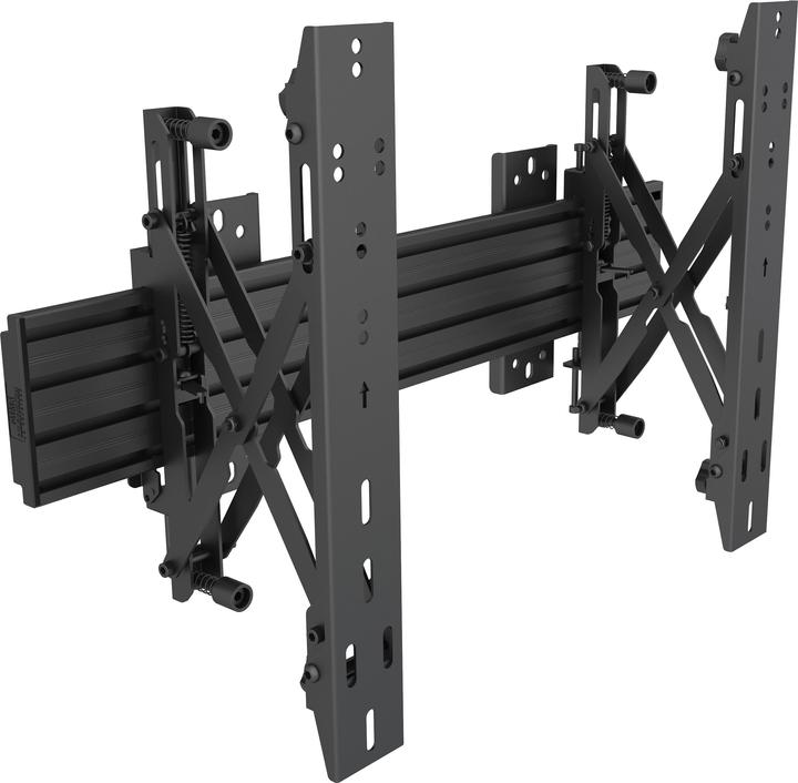 Multibrackets Wall mount push in pop out, 40"-75", black (Wall, 75", 30 kg)