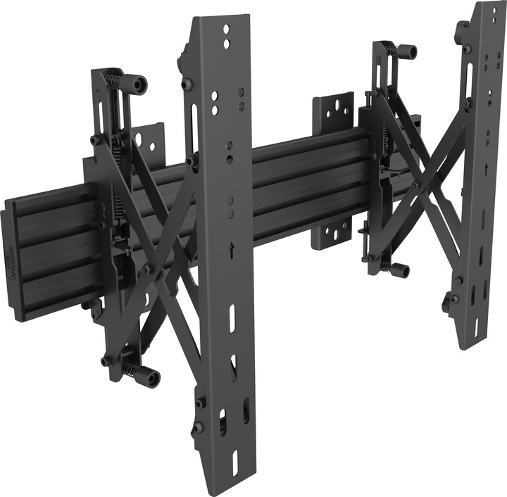 Multibrackets Wall mount push in pop out, 40"-75", black (Wall, 75", 30 kg)