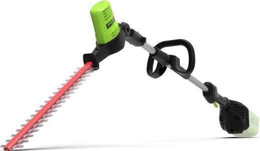 Productafbeelding Greenworks GD60PHT51 Haekkeklipper med stang 60V -uden batteri og lader - Zonder batterij en lader (Oplaadbare batterij)