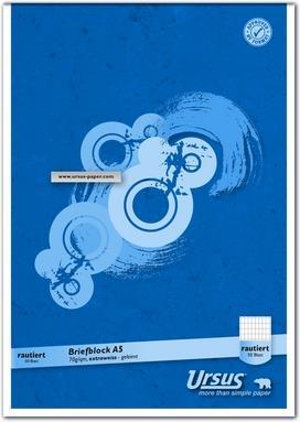 Actual product image Ursus Letter pad (A5, Checked)