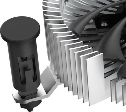 Actual product image Akasa AK-CC6601EP01 Low Profile CPU Cooler - Socket LGA 1700 (26.92 mm)