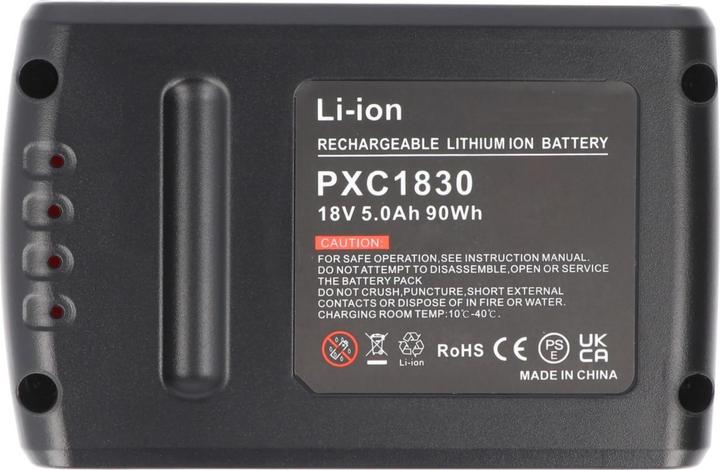 Produktbild AccuCell ​Nachbau Akku als Ersatz- oder Zweitakku für den Einhell Akku ​Power X-Change 18V, 5000mAh, PXC1830 (18 V)