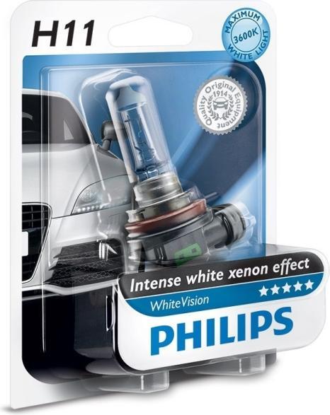 Actual product image Philips WhiteVision Xenon effect headlamp (H11)
