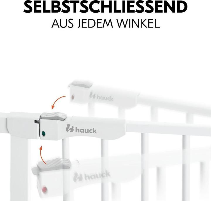 Produktbild Hauck Tür- & Treppenschutzgitter Türschutzgitter Clear Step Autoclose 2 + (75 - 80 cm)