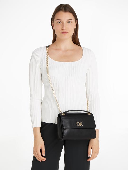 Actual product image Calvin Klein Re-Lock Ew Conv Crossbody Ck
