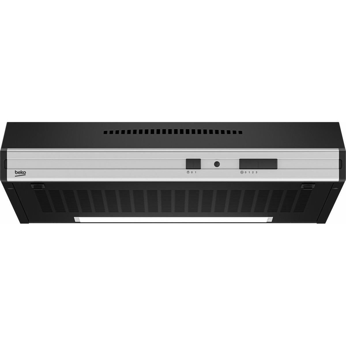 Beko CFB 6432 X, Dunstabzugshaube, Weiss, Silber