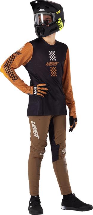 Actual product image Leatt MTB Gravity 4.0 Jersey Jr rust M (M)