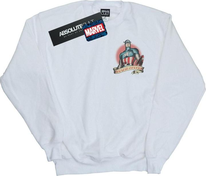 Produktbild Captain America Tattoo Breast Print Sweatshirt (M)