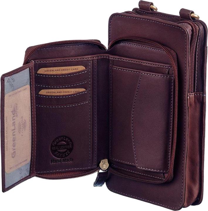 Actual product image Greenland Nature Nature Soft mobile phone case wallet leather 11 cm