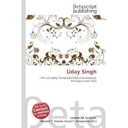 Uday Singh, Fachbücher von Lambert M. Surhone, Miriam T. Timpledon, Susan F. Marseken