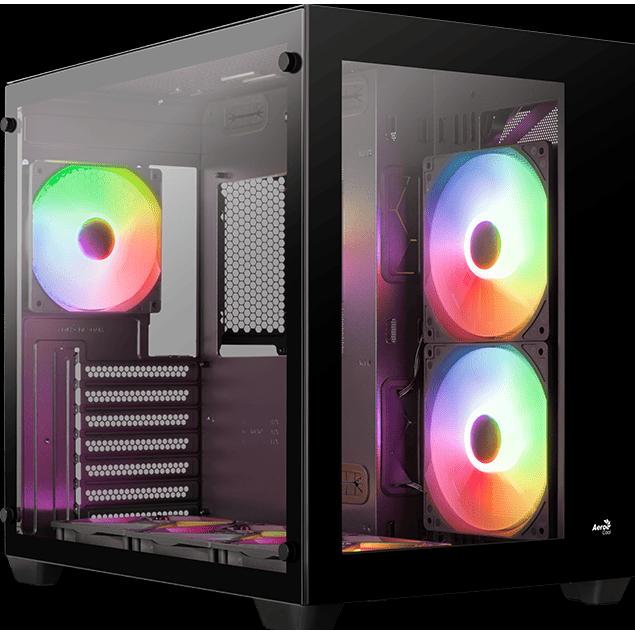 Thumbnail - AeroCool Dryft (Mini-ITX, ATX, mATX), PC Gehäuse, Schwarz