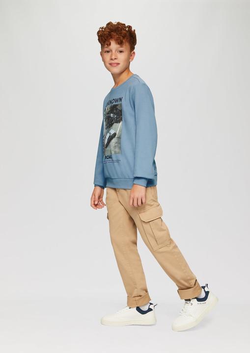 Produktbild s.Oliver Sweatshirt Sweatshirt mit Fotoprint (M)