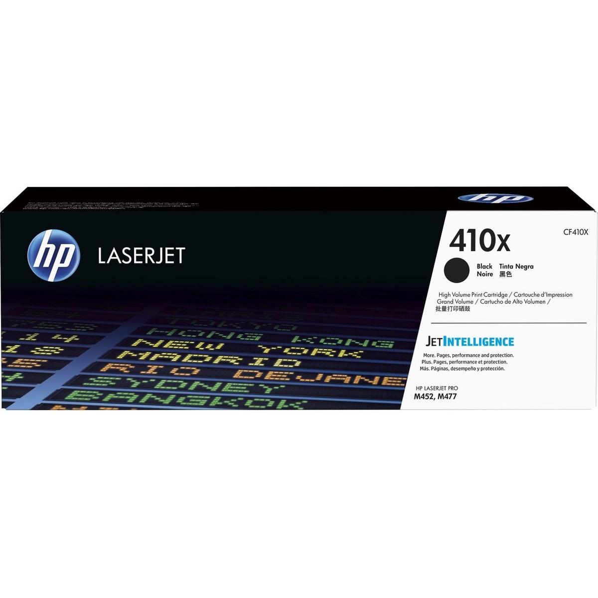 HP, Toner, 410X (CF410X) Zwart - Cartuccia toner originale LaserJet - Capacità elevata