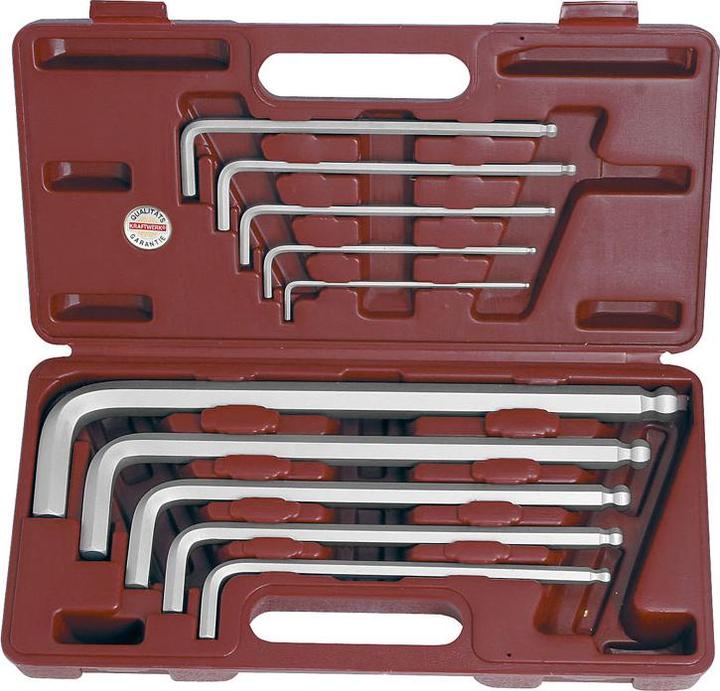 Actual product image Kraftwerk 10-pc. hex key wrench set 3-17 mm
