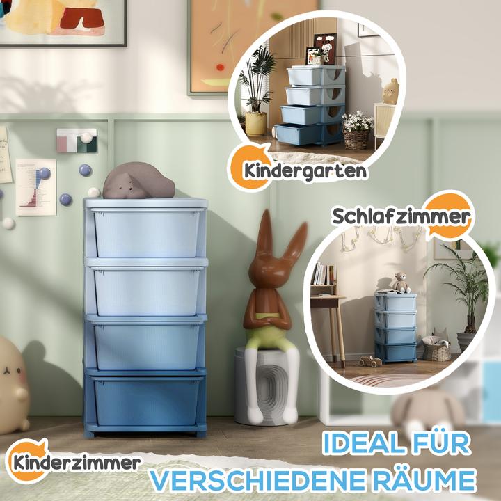 Produktbild Homcom Schubladenschrank (37 x 37 x 76 cm)