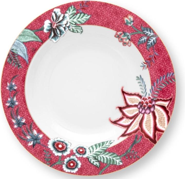 PIP Studio Flower Festival Teller tief dark pink 21,5 cm (1 x)