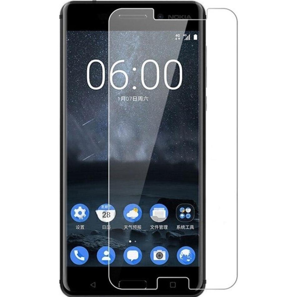 Screenguard Nokia 6 Panzerglas Schutzfolie Case Friendly Design (1 Stück, Nokia 6), Smartphone Schutzfolie, Transparent