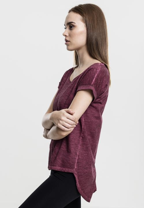 Produktbild Urban Classics Ladies Long Back Shaped Spray Dye Tee (L)