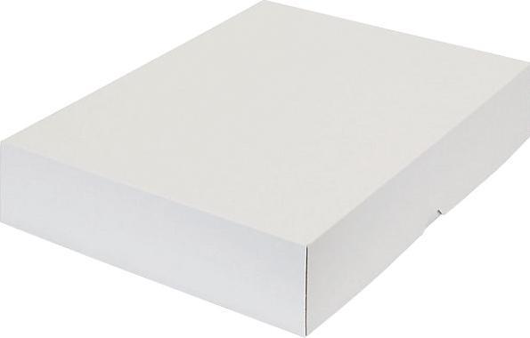 Actual product image kaiserkraft Cardboard box with push-on lid, two-part, internal dimensions 435 x 315 x 80 mm (A3, 1 x)