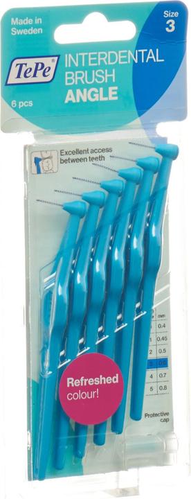 Actual product image TePe Interdental brushes Angle ISO 3 (6 x, 0.60 mm)