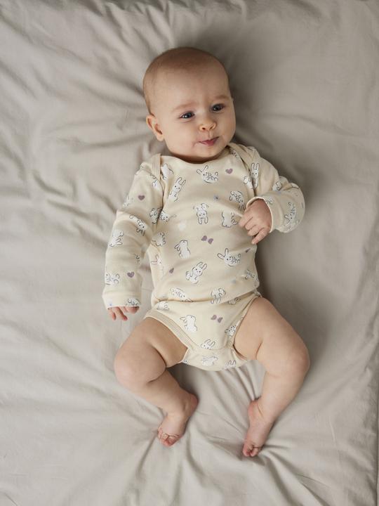 Produktbild Name it Nbfbody 3p Ls Summr Sand Rabbit Noos (74)