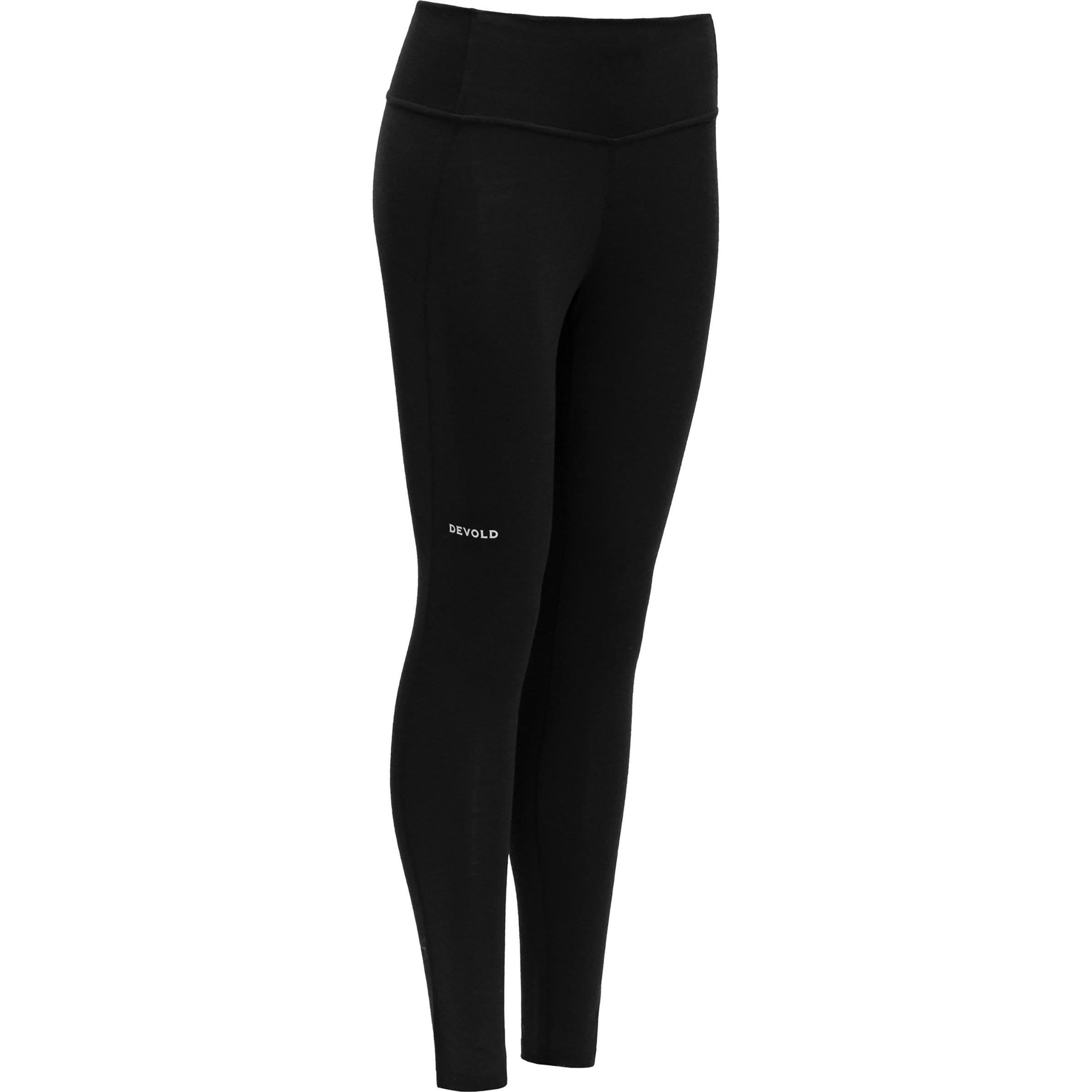 Devold, Damen, Tights, Running Merino Tights Damen Laufhose (S), Schwarz, S