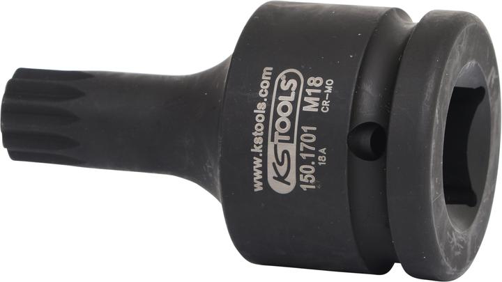 Image du produit KS Tools Douille à embout de force 3/4" pour vis à plusieurs dents (XZN®), courte