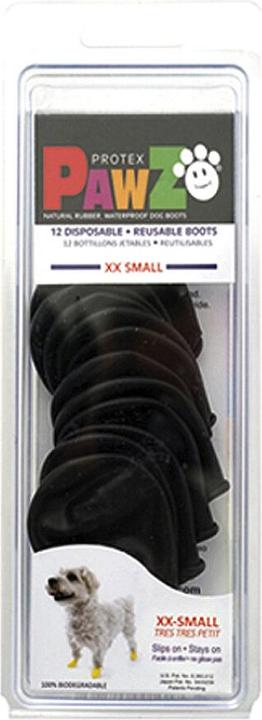 Produktbild Pawz Dog shoe XXS 3.8cm black 12 pcs - (278093) (XXS, Hundeschuhe)