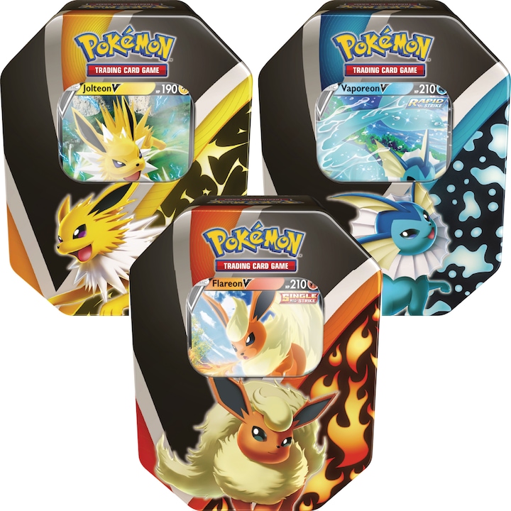 Actual product image Pokémon Eevee Evolutions Tin Box, assortiert (English, Tin)
