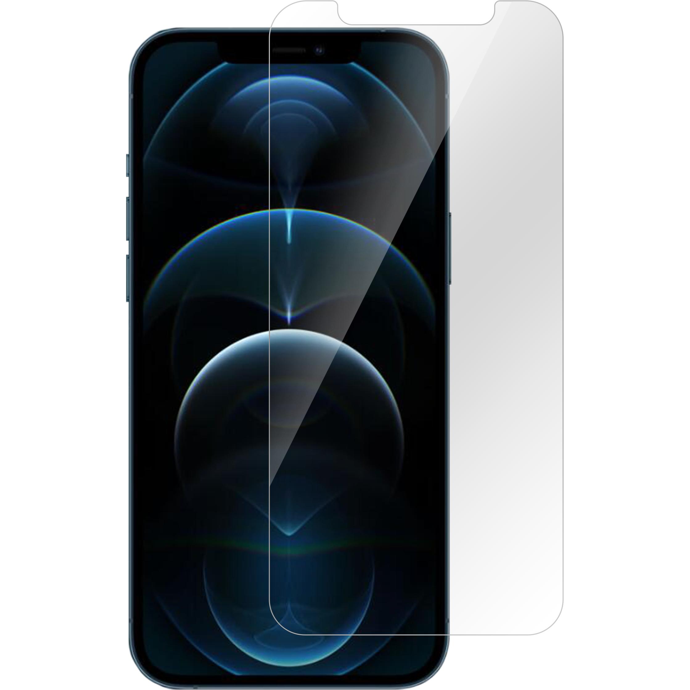 eSTUFF ES501150 Mobiltelefon-Bildschirmschutzfolie Klare Bildschirmschutzfolie Apple (e) (1 Stück, Apple iPhone 12, Real...