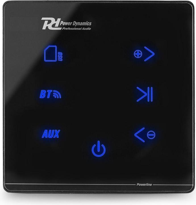 Power Dynamics Verstärker Pro Powerline A100B 4x 20W, Schwarz (Verstärker)