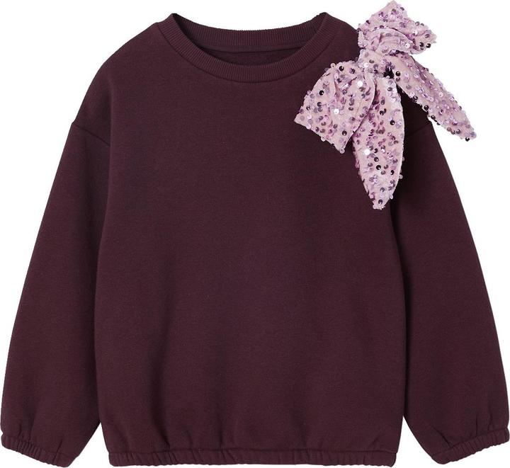 Produktbild Vertbaudet Sweatshirt mit Pailletten-Schleife Mädchen (110)