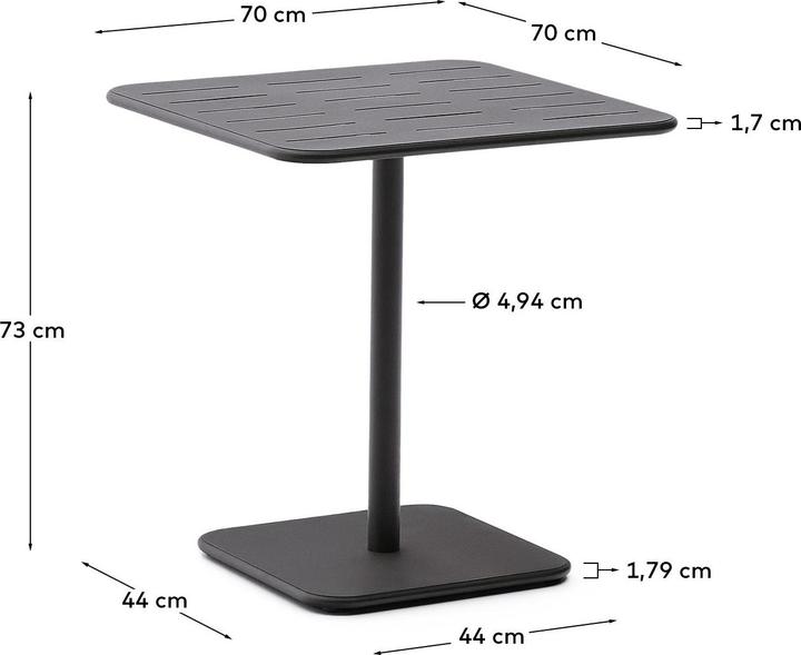 Immagine prodotto Kave Home Brai (70 x 70 x 73 cm)
