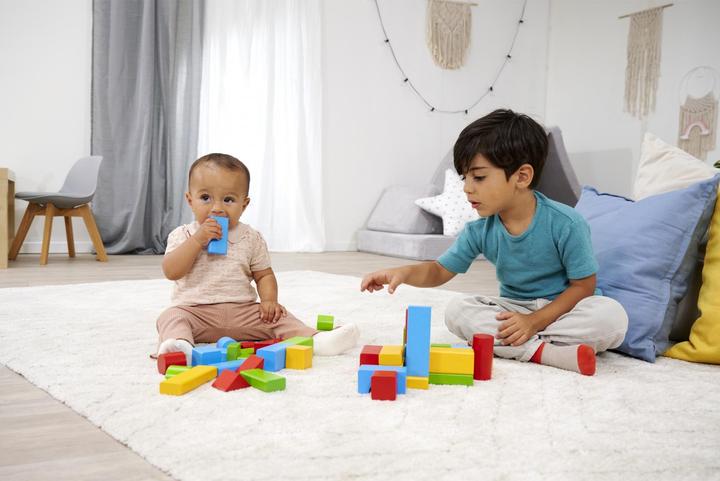 Actual product image Eichhorn Colourful wooden blocks Baby