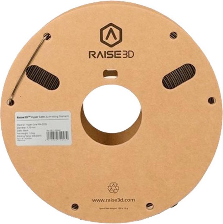 Actual product image Raise3D Filament Hyper Core PPA 25 CF 1.0kg 1.75mm (POLYAMIDE, 1.75 mm, 1000 g, Black)