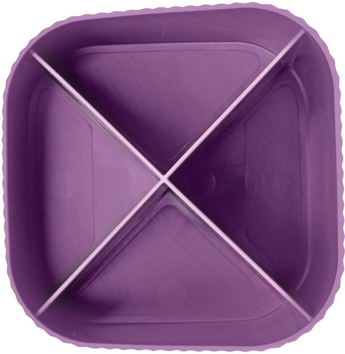 Produktbild Han Stifteköcher Re-X-LOOP, lila 4 Fächer, 100% recycelter Öko-Kunststoff