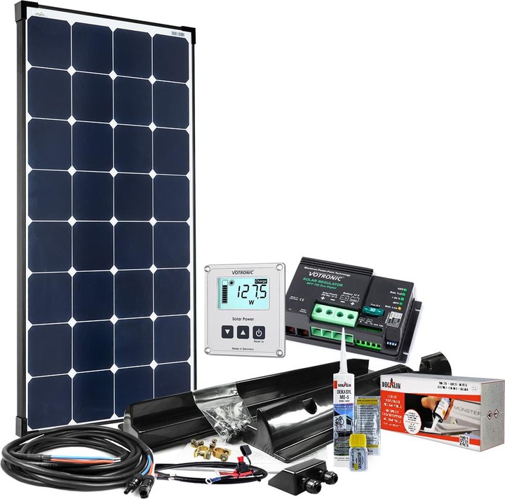 Immagine prodotto Offgridtec 120W 12V MPPT Motorhome Set completo Opzione EBL (120 W)