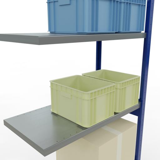 Actual product image Schulte Lagertechnik MULTIplus250 boltless add-on bay system with length bolts