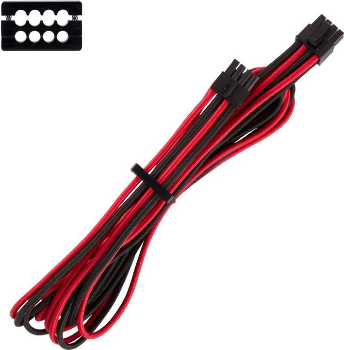 Produktbild Corsair Premium Sleeved EPS12V ATX12V-Kabel, Doppelpack (Gen 4)