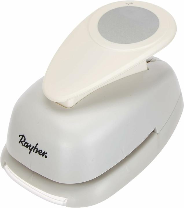 Rayher Hobby 8961400 Perforatrice à motif rond/cercle, ø 5,08 cm- 2 pouces, convient au papier/carton