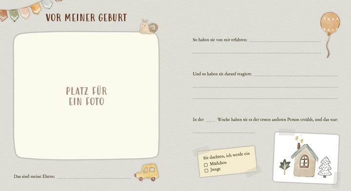 Image du produit Babyalbum - Mein erstes Jahr (21 x 24 cm)