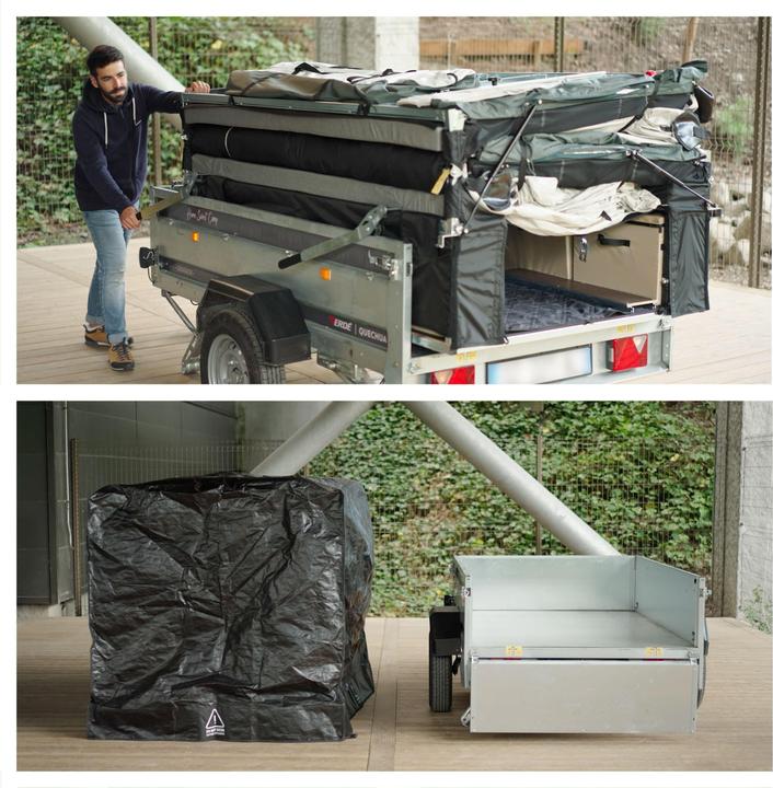 Actual product image Quechua 340357 (Inflatable tent, 4 persons)